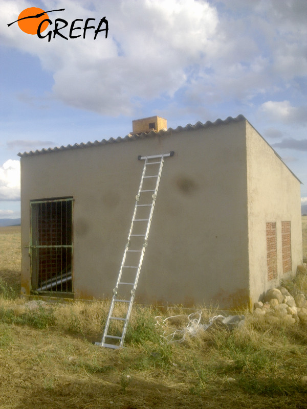 El proyecto del Control Biológico del topillo instala cajas nido para lechuza en antiguas casas de labor, de regadío y naves de uso agropecuario de Segovia