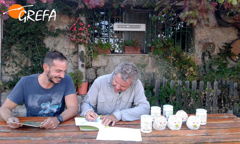 Reciente firma del contrato de custodia del territorio entre GREFA y Suerte Ampanera.