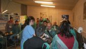 Participantes en el curso sobre rescata de fauna celebrado en el centro de GREFA