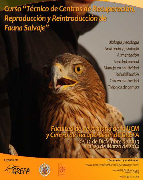 Técnico de Centros de Recuperación, Reproducción y Reintroducción de fauna salvaje, 2013/2014