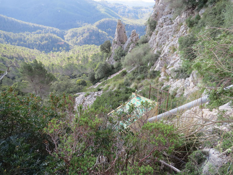 Zona de Puig de Galatzó, donde se ubica el hacking de Cala