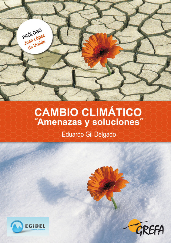 Portada del libro "Cambio climático. Amenazas y soluciones”.