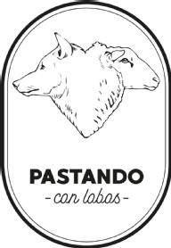Logotipo de la marca "Pastando con Lobos".