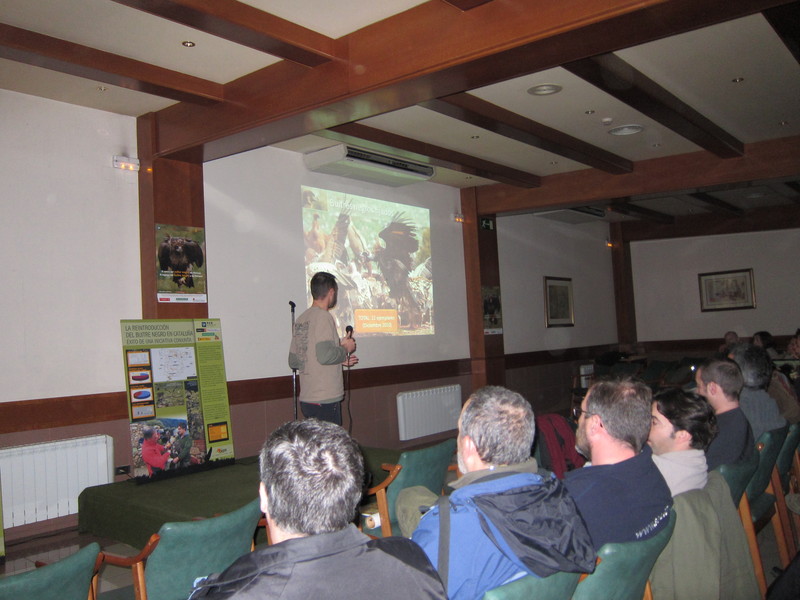 Marc Galvez durante la presentación