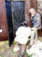 Contrtol de las perdiceras un a vez ubicadas en su nuevo cubil 