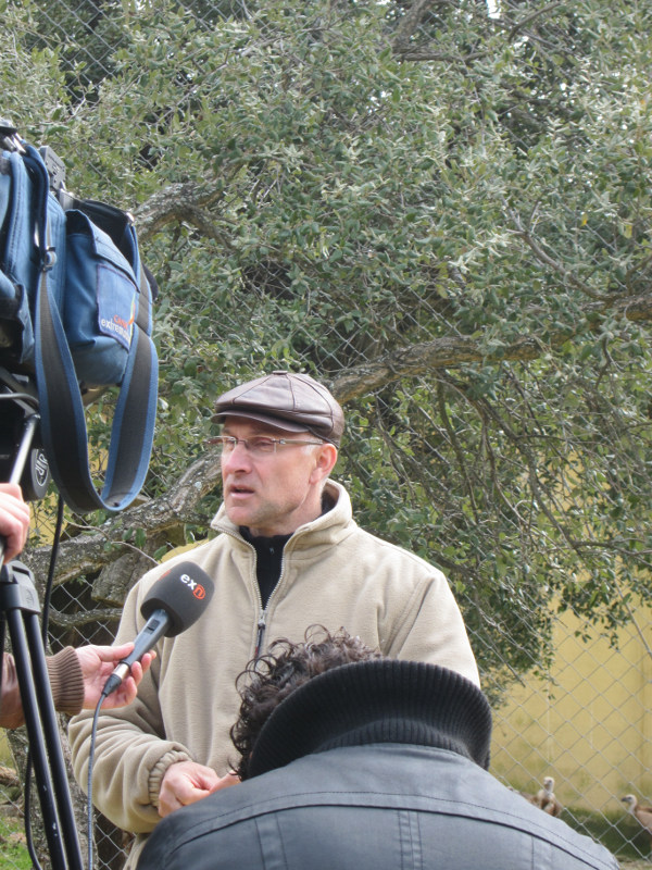 Javier Caldera, Director del Centro de Recuperación "Los Hornos" de Cáceres 