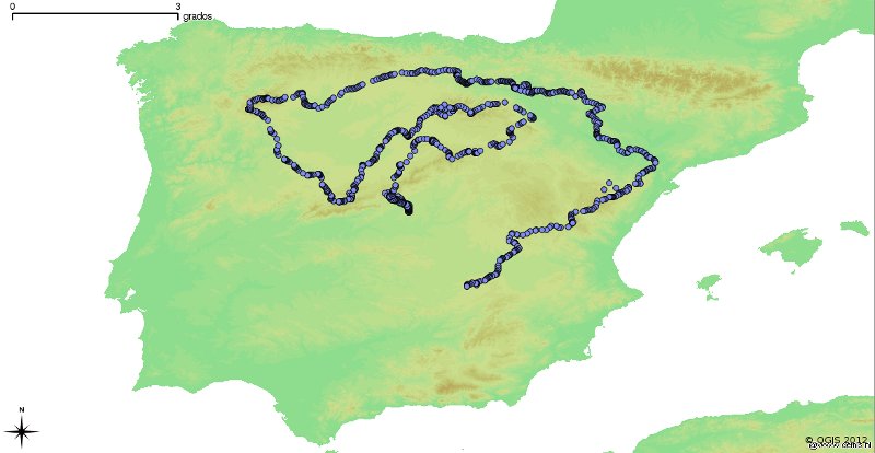 El viaje de Hoz durante el mes de agosto