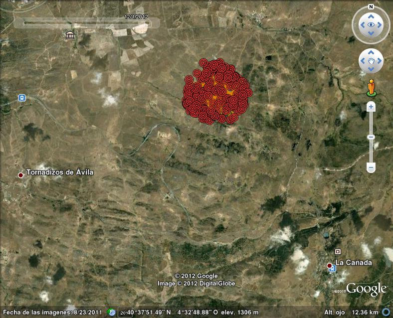 Buitres negros en el vertedero de Urraca Miguel, Ávila