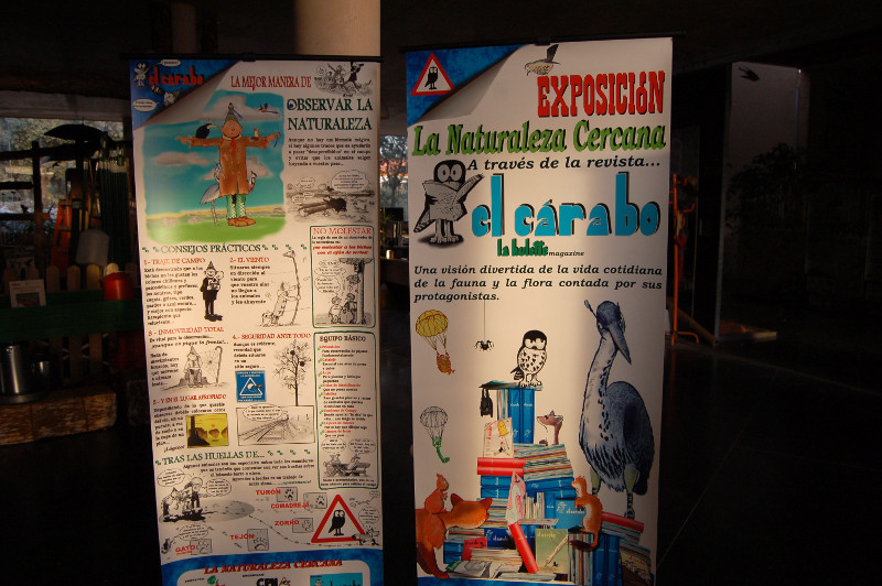 Exposición en GREFA de la revista El Cárabo cuando cumple treinta años