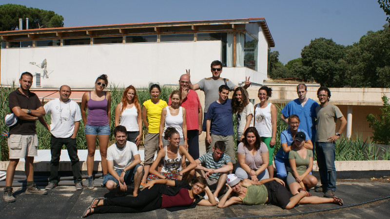 Participantes del campo de trabajo internacional agosto-2013