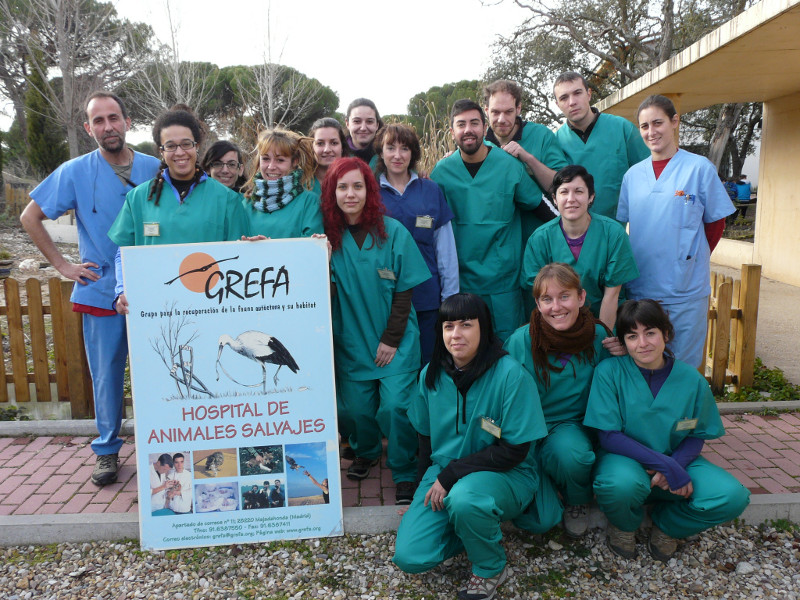 Alumnos con su nueva equipacion