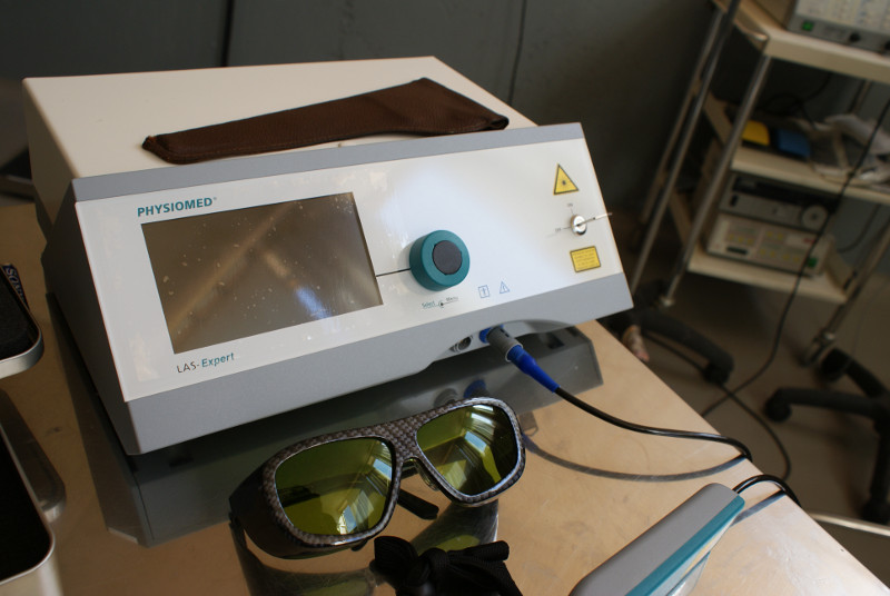 Equipo de laserterapia