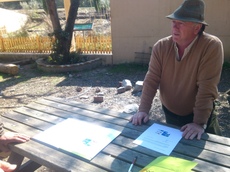 Luis Ignacio Corsini, propietario de la finca El Soto