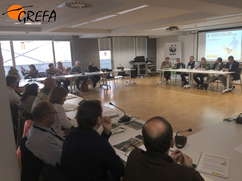 Un momento de la jornada sobre patrullas caninas contra el veneno.