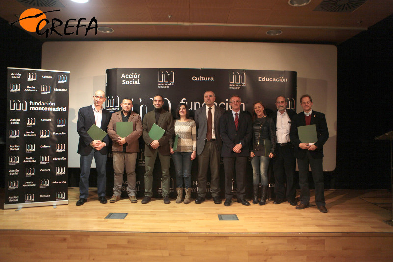 Representantes de la Fundación Montemadrid, del Gobierno de Madrid y de las entidades benefactoras de los convenios de colaboración.