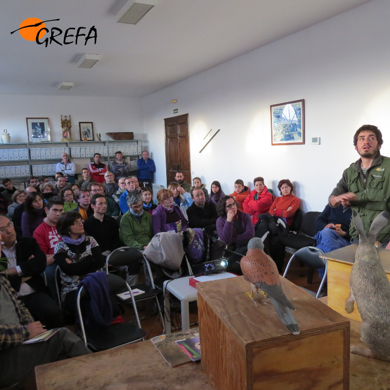 Momento de la charla sobre control biológico