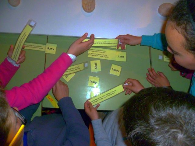 Juegos educativos en la Biblioteca.