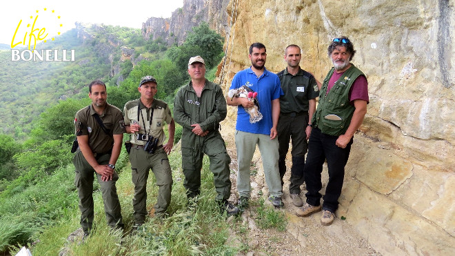 Foto de equipo durante el marcaje