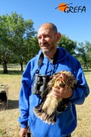 Foto para el recuerdo antes de devolver a los pollos al nido