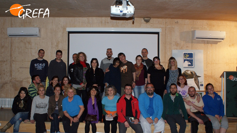 Foto de familia de asistentes y ponentes