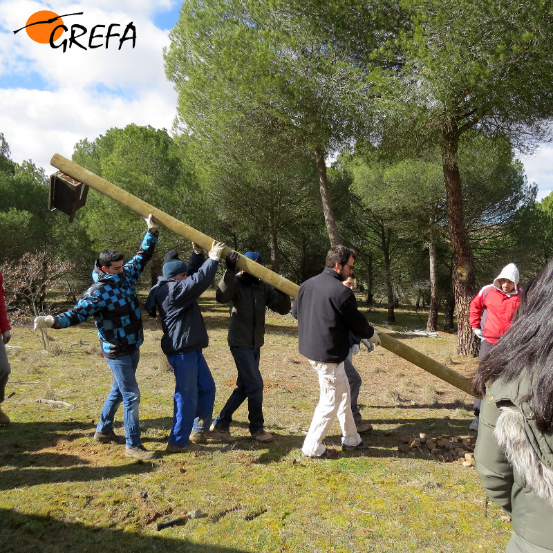 Voluntarios del proyecto "Control Biológico del Topillo Campesino"