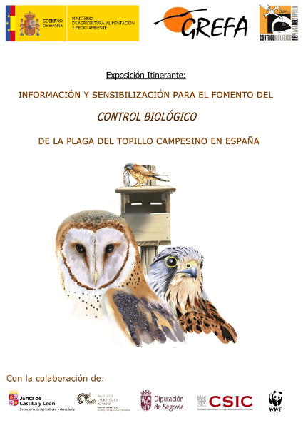 El pasado 1 de octubre presentamos en Segovia una exposición itinerante que pretende dar a conocer nuestro proyecto de control biológico de las plagas de topillo