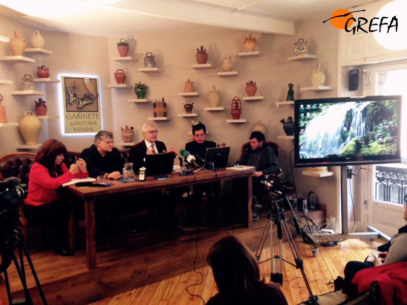 Un momento de la presentación del informe 'Cambio climático en España'.