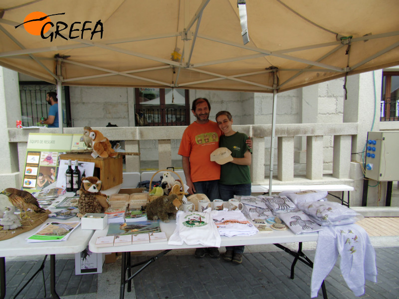 Así de bonito nos quedó el puesto de GREFA en la feria Bocema de este año.