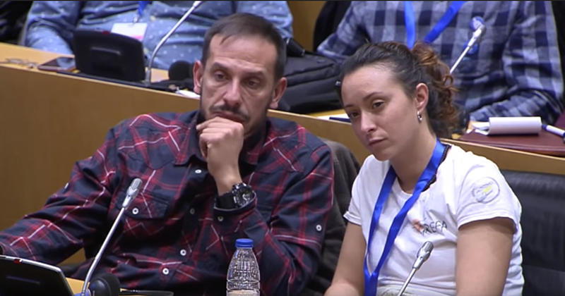 Compañeros de GREFA asistentes al Foro del Clima.