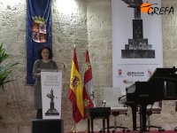 Blanca Rodríguez-Chávez, profesora de la Universidad Autónoma de Madrid, durante su intervención en las jornadas sobre la paz.