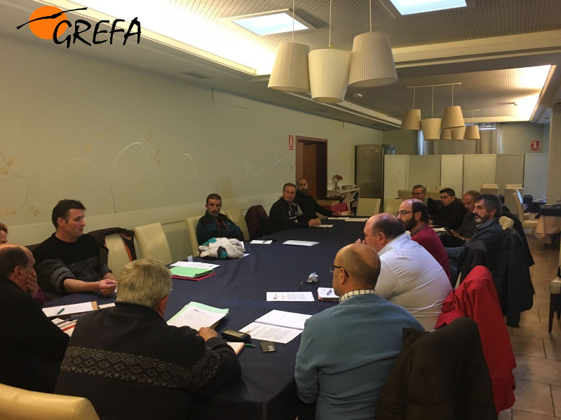 Un momento de la reciente reunión de ganaderos y conservacionistas en Palazuelos de Eresma (Segovia).