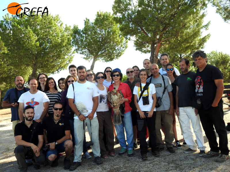 Foto de equipo antes de la liberación de Noor