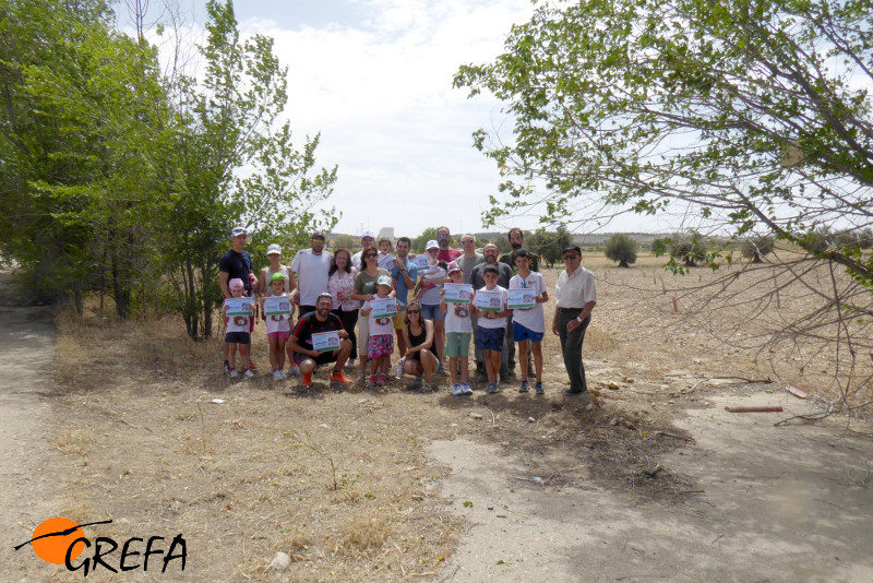 Parte de las familias asistentes a la Fiesta del Primilla.