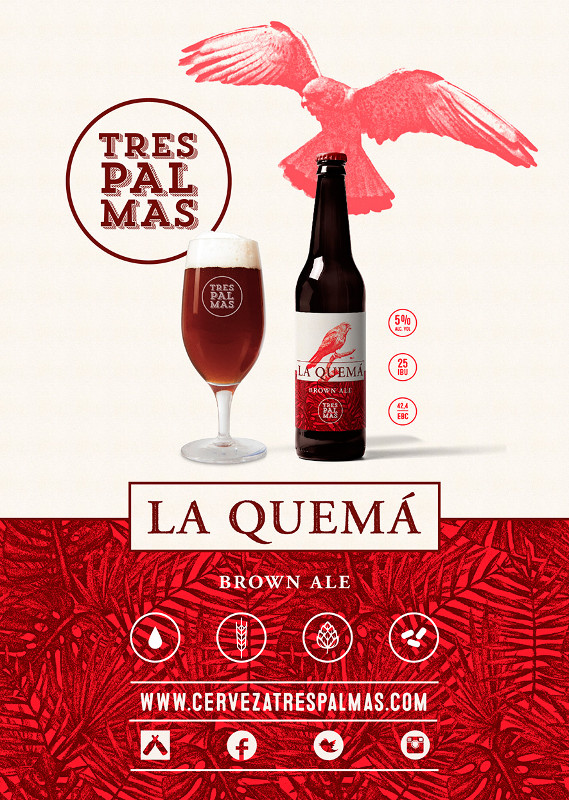 Cerveza La Quemá, dedicada al cernícalo primilla