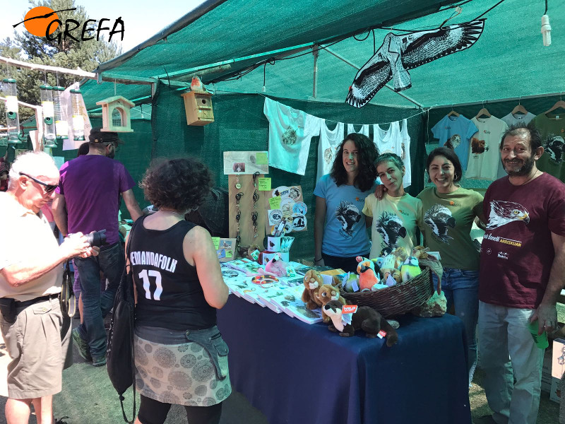 Así de bien estaba atentido nuestro stand durante el XI Festival DemandaFolk.