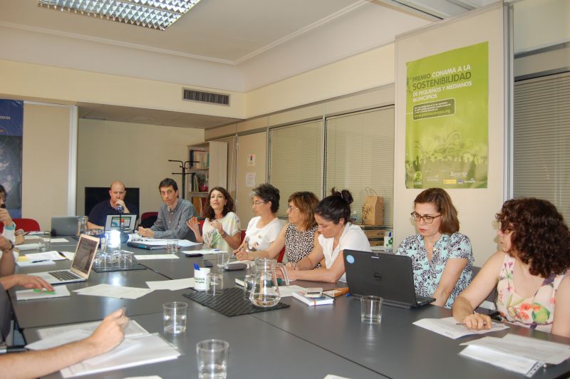 Uno de los grupos de trabajo de Conama 2018 en el que participó GREFA.