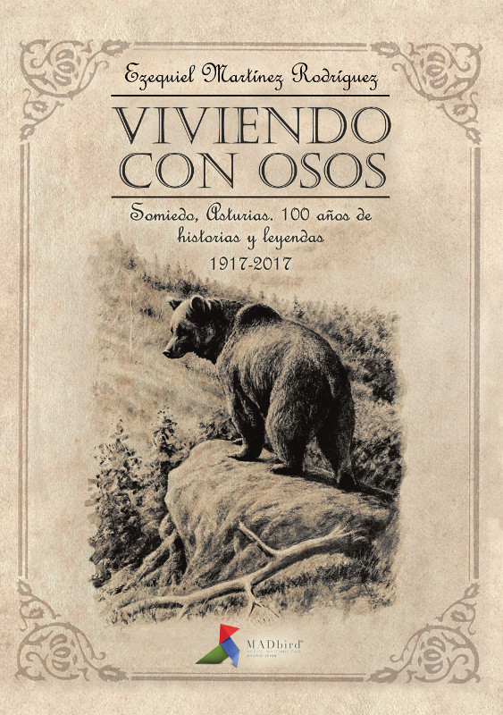 Portada del libro "Viviendo con osos", de Ezequiel Martínez.