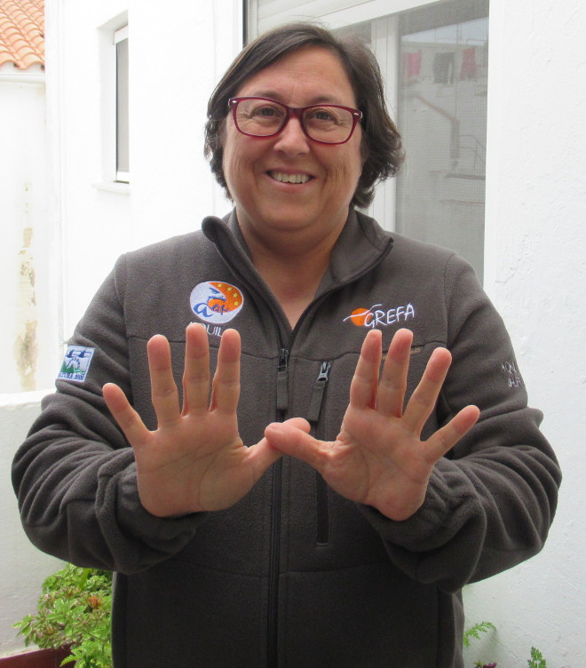 Carlota Viada, bióloga de AQUILA a-LIFE, saluda desde Menorca en el Día Europeo de la Red Natura 2000.