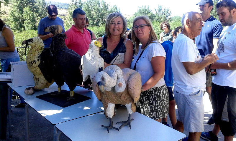 El alimoche y, en general, las rapaces necrófagas cautivaron a los vecinos de Quintanilla de Urrilla (Burgos).