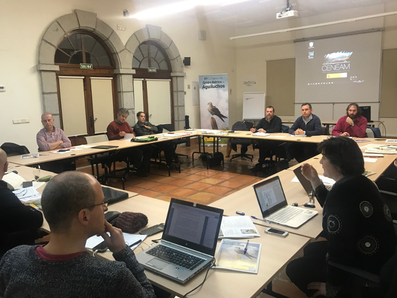 Mesa técnica con miembros del Ministerio para la Transición Ecológica y diferentes comunidades autónomas en el XV Congreso del GIA.