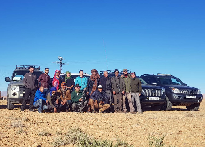 Integrantes de la reciente expedición a Marruecos convocada por el Programa Atlas de UICN-MED.