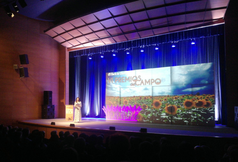 Comienzo de la gala de la VI edición de los Premios del Campo, el pasado 12 de noviembre en Valladolid.