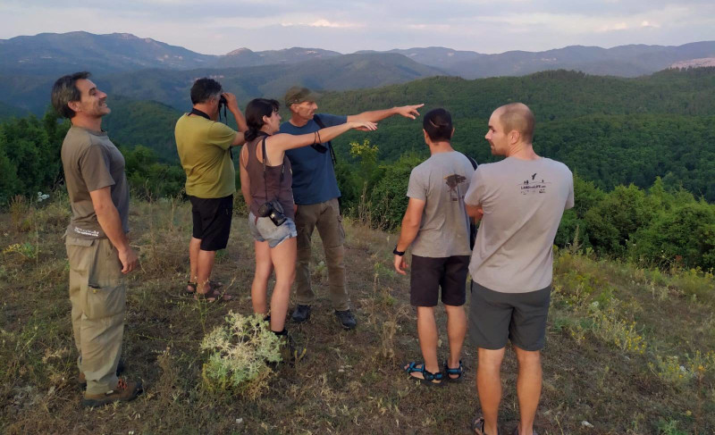 viaje Miembros de GREFA, BSPB y Rewilding Europe valoran posibles áreas de liberación de buitre negro en los Montes Ródopes (Bulgaria).