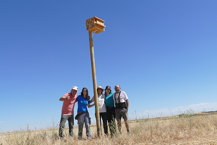 El equipo de GREFA que ha participado en las acciones desarrolladas en las provincias de Valladolid y Zamora.