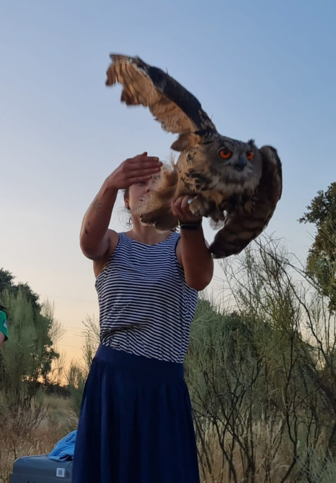 Aída Mencía liberó a “Campy” en una zona próxima a EL Pardo.
