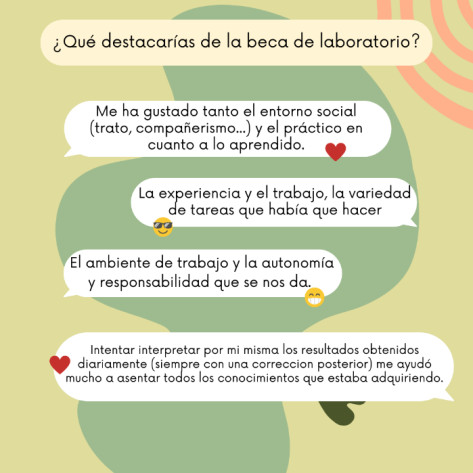 Algunas de las opiniones de los alumnos que han pasado por nuestro laboratorio.