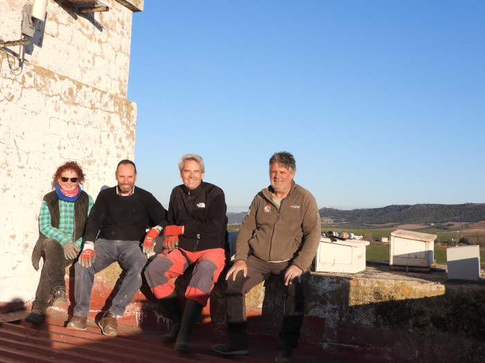 Estos veteranos naturalistas formaban el equipo de GREFA que se trasladó a Porzuna.