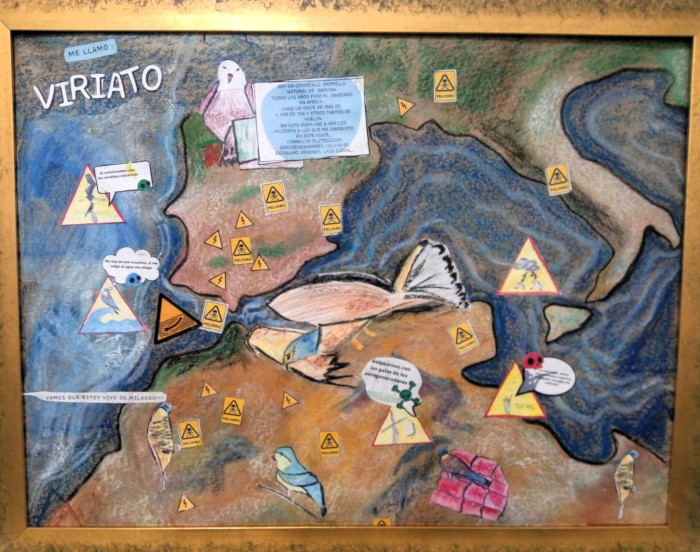‘Diario de viaje’ de un cernícalo primilla realizado por la Fundación Personas.