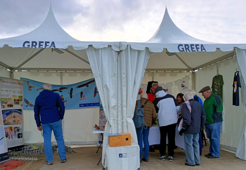 Durante la celebración de Ornitocyl, GREFA mostró a los asistentes su labor para la conservación de la biodiversidad autóctona.