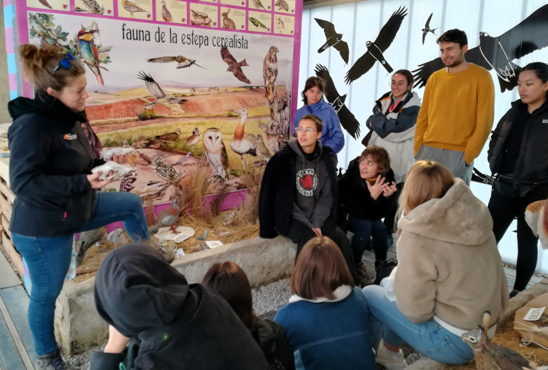 Estudiantes del Proyecto SolidEU durante su visita a las instalaciones de Civillalar.